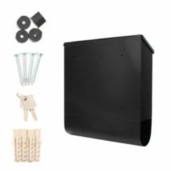 Briefkasten Design Mailbox Villa Spezial Set Anthrazit -Türschilder aus Edelstahl Geschäft briefkasten design mailbox villa spezial set anthrazit4