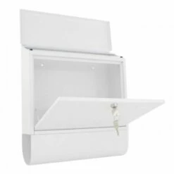 Briefkasten Design Mailbox Villa Spezial Set Weiss 6 Briefkasten Design Mailbox Villa Spezial Set Weiss -Türschilder aus Edelstahl Geschäft briefkasten design mailbox villa spezial set weiss2