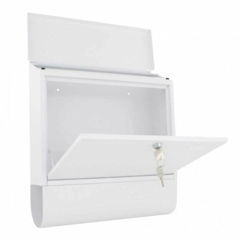 Briefkasten Design Mailbox Villa Spezial Set Weiss 2 Briefkasten Design Mailbox Villa Spezial Set Weiss – Bild 2