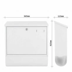 Briefkasten Design Mailbox Villa Spezial Set Weiss 7 Briefkasten Design Mailbox Villa Spezial Set Weiss -Türschilder aus Edelstahl Geschäft briefkasten design mailbox villa spezial set weiss3