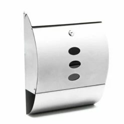 Briefkasten Design SILBER Wandbriefkasten Postkasten Marienburg