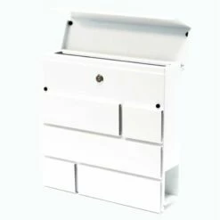 Briefkasten Design WEIß Wandbriefkasten Postkasten Sydney -Türschilder aus Edelstahl Geschäft briefkasten design weiss wandbriefkasten postkasten sydney3