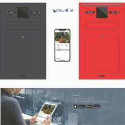 Briefkasten DoorBird D1101V Videosprechanlage Komplettset Kamera IP Q 100 V