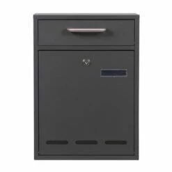 Briefkasten Edelstahl Wandbriefkasten Anthrazit Moritz 17 Briefkasten Edelstahl Wandbriefkasten Anthrazit Moritz -Türschilder aus Edelstahl Geschäft briefkasten edelstahl wandbriefkasten anthrazit moritz8