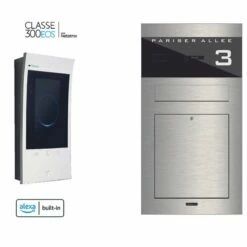 Briefkasten Komplettset Classe 300 EOS Video Edelstahl RAL