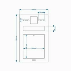 Briefkasten Komplettset Kamera Video Handyk. LED Klingel Lautsp. Q 100 V -Türschilder aus Edelstahl Geschäft briefkasten komplettset kamera video handyk led klingel lautsp q 100 v9