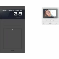 Briefkasten Komplettset Kamera Video Handyk. LED Klingel Lautsp. TSU 600