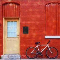 Briefkasten Mailbox Brighton Schwarz -Türschilder aus Edelstahl Geschäft briefkasten mailbox brighton schwarz5