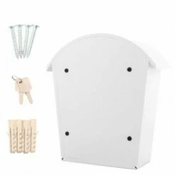 Briefkasten Mailbox Jesolo Weiß -Türschilder aus Edelstahl Geschäft briefkasten mailbox jesolo weiss4