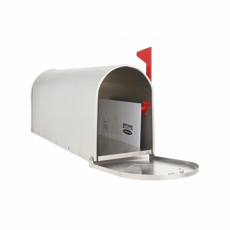 Briefkasten Mailbox Postkasten Postbox Mail Box Alu Silber 5 Briefkasten Mailbox Postkasten Postbox Mail Box Alu Silber – Bild 5