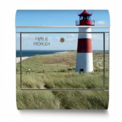 Briefkasten Mailbox Wandbriefkasten Edelstahl Leuchtturm -Türschilder aus Edelstahl Geschäft briefkasten mailbox wandbriefkasten edelstahl leuchtturm3