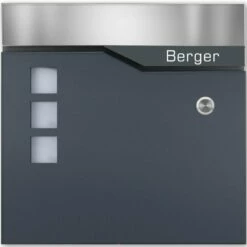 Briefkasten Mit FUNKKLINGEL ANTHRAZIT Postkasten Wandbriefkasten TUMBA -Türschilder aus Edelstahl Geschäft briefkasten mit funkklingel anthrazit postkasten wandbriefkasten tumba3