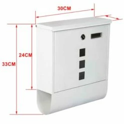 Briefkasten Mit Zeitungsfach RAL 9010 Reinweiss Mit Großem Einwurf & Sichtfenster -Türschilder aus Edelstahl Geschäft briefkasten mit zeitungsfach ral 9010 reinweiss mit grossem einwurf sichtfenster7