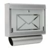 Briefkasten Mit Zeitungsrolle Aus Edelstahl Und Glas Motiv Briefumschlag