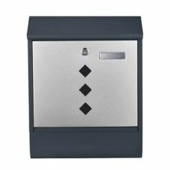 Briefkasten Mit Zeitungsrolle Wandbriefkasten Anthrazit Postbox Afix -Türschilder aus Edelstahl Geschäft briefkasten mit zeitungsrolle wandbriefkasten anthrazit postbox afix4