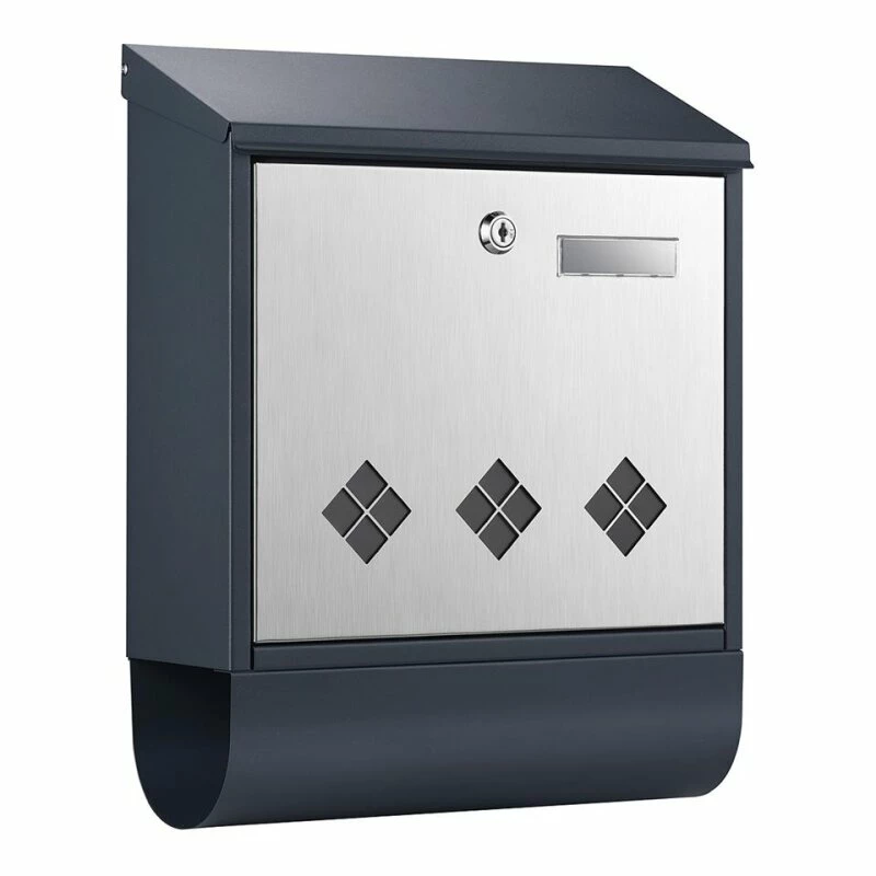 Briefkasten Mit Zeitungsrolle Wandbriefkasten Anthrazit Postbox Joy 1 Briefkasten Mit Zeitungsrolle Wandbriefkasten Anthrazit Postbox Joy