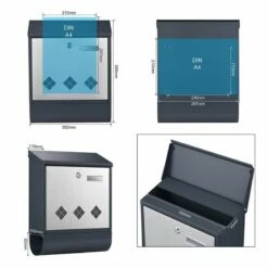 Briefkasten Mit Zeitungsrolle Wandbriefkasten Anthrazit Postbox Joy 13 Briefkasten Mit Zeitungsrolle Wandbriefkasten Anthrazit Postbox Joy -Türschilder aus Edelstahl Geschäft briefkasten mit zeitungsrolle wandbriefkasten anthrazit postbox joy6