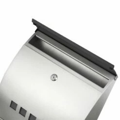 Briefkasten Mit Zeitungsrolle Wandbriefkasten Silberfarben Postbox Jerry 14 Briefkasten Mit Zeitungsrolle Wandbriefkasten Silberfarben Postbox Jerry -Türschilder aus Edelstahl Geschäft briefkasten mit zeitungsrolle wandbriefkasten silberfarben postbox jerry6