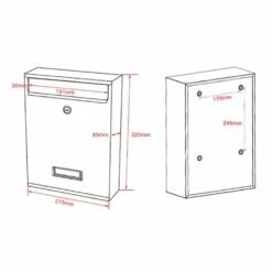 Briefkasten Postbox Briefkastenanlage Anthrazit Pulverbeschichtet Berlin -Türschilder aus Edelstahl Geschäft briefkasten postbox briefkastenanlage anthrazit pulverbeschichtet berlin7