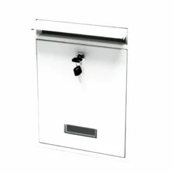 Briefkasten Postkasten Briefkastenanlage Weiß Pulverbeschichtet RAL 9010 -Türschilder aus Edelstahl Geschäft briefkasten postkasten briefkastenanlage weiss pulverbeschichtet ral 90103