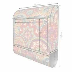 Briefkasten Postkasten Wandbriefkasten Rosetten -Türschilder aus Edelstahl Geschäft briefkasten postkasten wandbriefkasten rosetten4