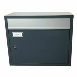 Briefkasten SafePost 910 Mehrfamilienhäuser RAL 7016 Anthrazit Grau