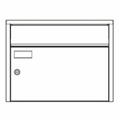 Briefkasten SafePost 910 Mehrfamilienhäuser RAL 7016 Anthrazit Grau -Türschilder aus Edelstahl Geschäft briefkasten safepost 910 mehrfamilienhaeuser ral 7016 anthrazit grau3
