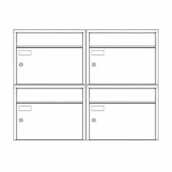 Briefkasten SafePost 910 Mehrfamilienhäuser RAL 7016 Anthrazit Grau -Türschilder aus Edelstahl Geschäft briefkasten safepost 910 mehrfamilienhaeuser ral 7016 anthrazit grau4