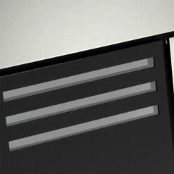 Briefkasten SCHWARZ Wandbriefkasten Postkasten Potsdam -Türschilder aus Edelstahl Geschäft briefkasten schwarz wandbriefkasten postkasten potsdam5