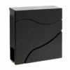 Briefkasten SCHWARZ Wandbriefkasten Postkasten Rastatt