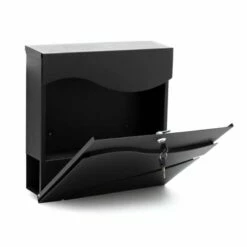 Briefkasten SCHWARZ Wandbriefkasten Postkasten Rastatt -Türschilder aus Edelstahl Geschäft briefkasten schwarz wandbriefkasten postkasten rastatt3