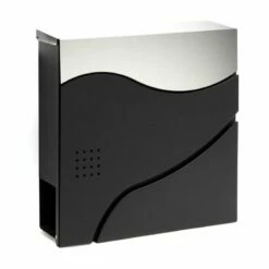 Briefkasten SCHWARZ Wandbriefkasten Postkasten Zeitungsfach Hannover