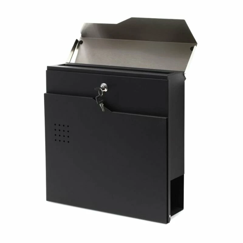 Briefkasten SCHWARZ Zeitungsfach Wandbriefkasten Postkasten Montabaur 2 Briefkasten SCHWARZ Zeitungsfach Wandbriefkasten Postkasten Montabaur – Bild 2