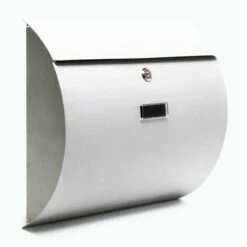 Briefkasten SILBER Wandbriefkasten Postkasten Auerbach