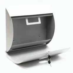 Briefkasten SILBER Wandbriefkasten Postkasten Auerbach -Türschilder aus Edelstahl Geschäft briefkasten silber wandbriefkasten postkasten auerbach3