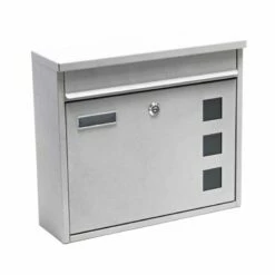 Briefkasten SILBER Wandbriefkasten Postkasten Fürth