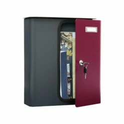 Briefkasten Splashy Anthrazit Berry -Türschilder aus Edelstahl Geschäft briefkasten splashy anthrazit berry6