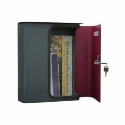 Briefkasten Splashy Anthrazit Berry -Türschilder aus Edelstahl Geschäft briefkasten splashy anthrazit berry7