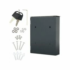 Briefkasten Splashy Anthrazit Edelstahl -Türschilder aus Edelstahl Geschäft briefkasten splashy anthrazit edelstahl9