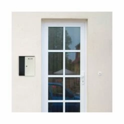 Briefkasten Splashy Anthrazit Weiß -Türschilder aus Edelstahl Geschäft briefkasten splashy anthrazit weiss4