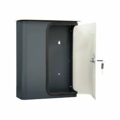 Briefkasten Splashy Anthrazit Weiß -Türschilder aus Edelstahl Geschäft briefkasten splashy anthrazit weiss7