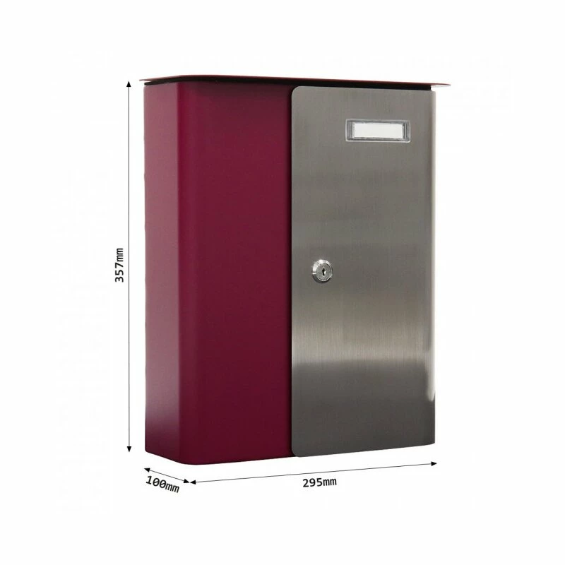 Briefkasten Splashy Berry Edelstahl 2 Briefkasten Splashy Berry Edelstahl – Bild 2