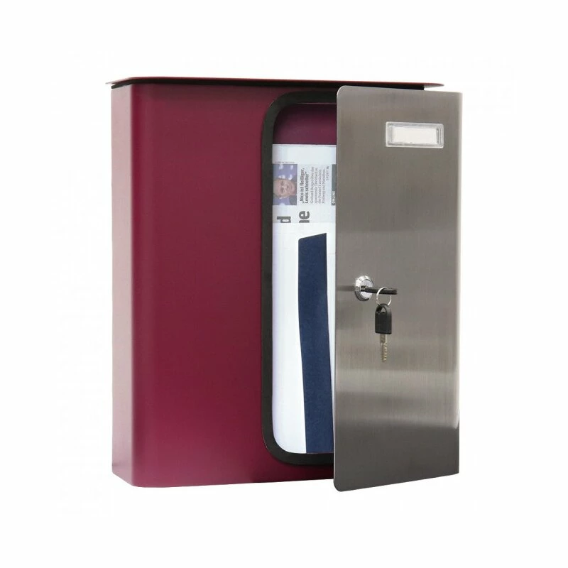 Briefkasten Splashy Berry Edelstahl 5 Briefkasten Splashy Berry Edelstahl – Bild 5