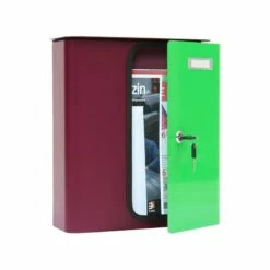 Briefkasten Splashy BERRY Neongrün -Türschilder aus Edelstahl Geschäft briefkasten splashy berry neongruen5