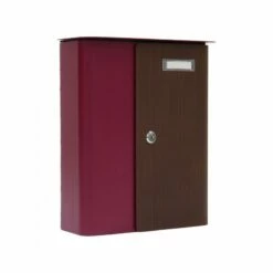 Briefkasten Splashy BERRY Tür Holzoptik -Türschilder aus Edelstahl Geschäft briefkasten splashy berry tuer holzoptik8