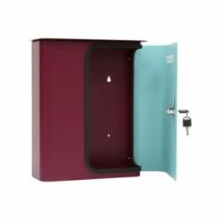 Briefkasten Splashy BERRY Türkis -Türschilder aus Edelstahl Geschäft briefkasten splashy berry tuerkis7