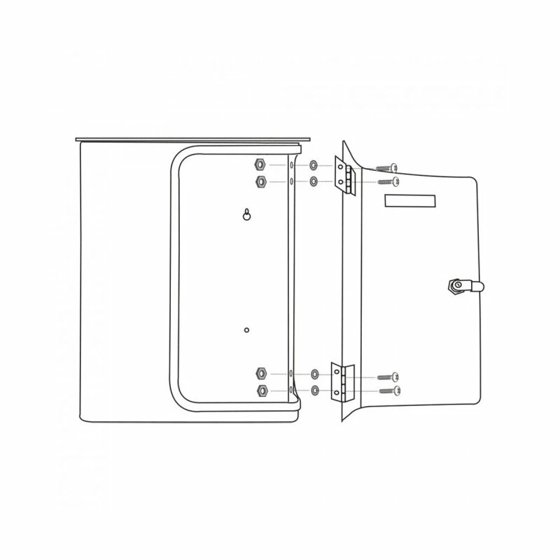 Briefkasten Splashy Berry Weiß 3 Briefkasten Splashy Berry Weiß – Bild 3
