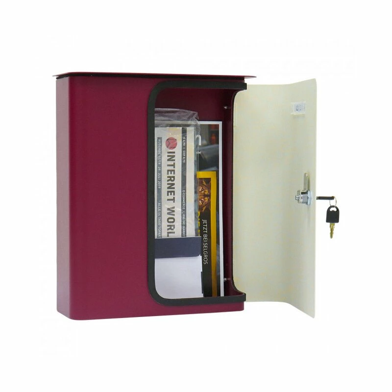 Briefkasten Splashy Berry Weiß 6 Briefkasten Splashy Berry Weiß – Bild 6