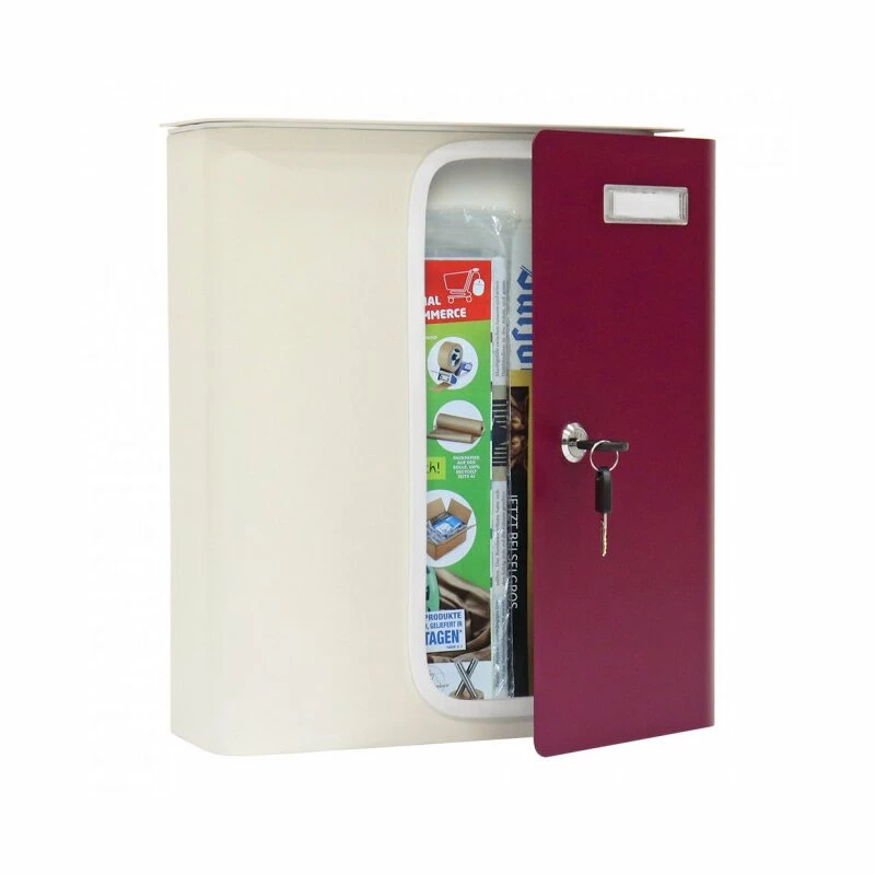 Briefkasten Splashy Weiß Berry 6 Briefkasten Splashy Weiß Berry – Bild 6