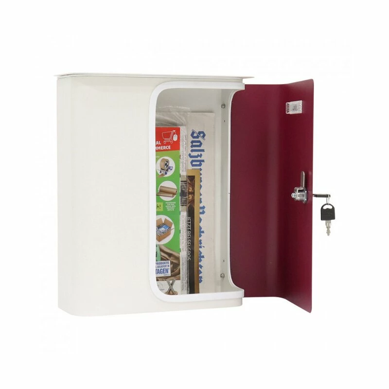 Briefkasten Splashy Weiß Berry 7 Briefkasten Splashy Weiß Berry – Bild 7